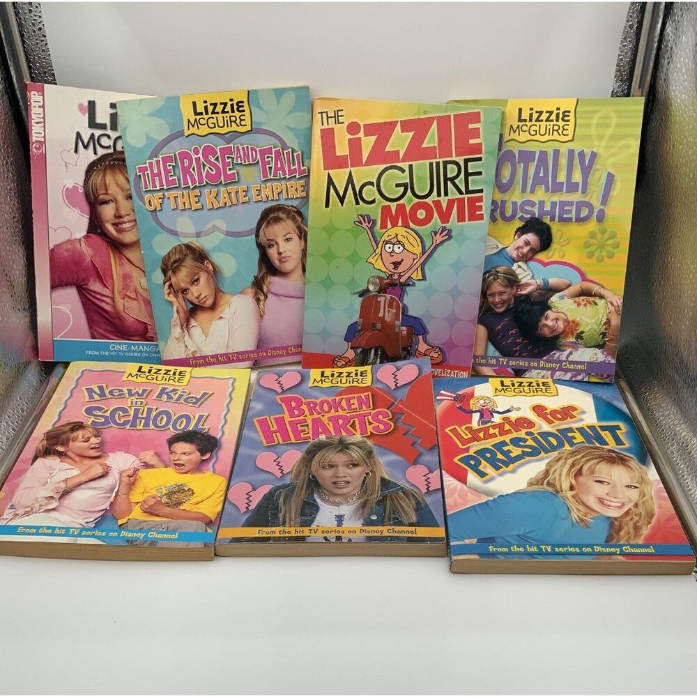 Disney Set Of 7 Lizzie McGuire Books